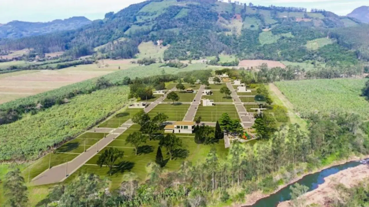 Projeto do loteamento Mirante dos Canyons